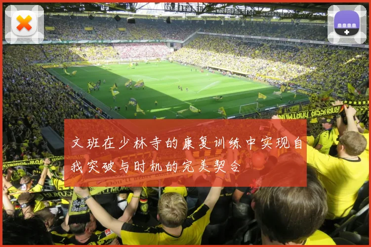 文班在少林寺的康复训练中实现自我突破与时机的完美契合